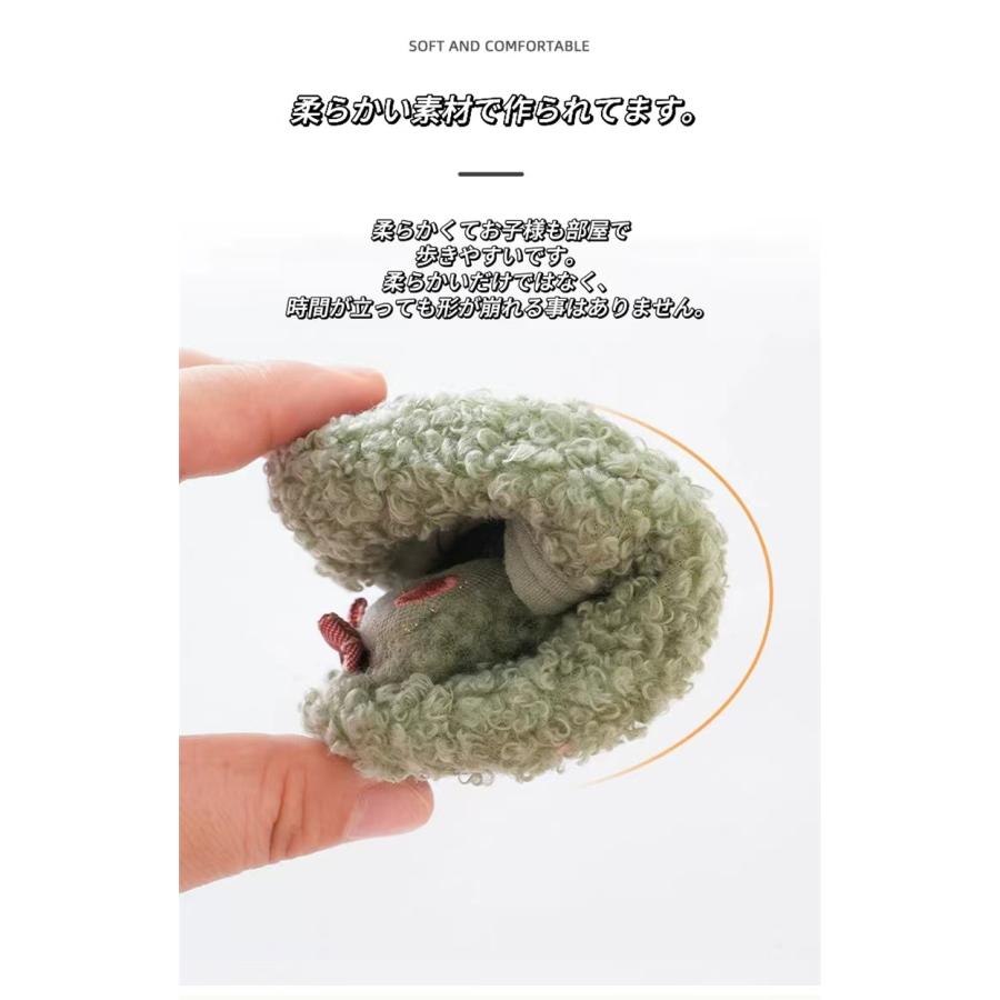 子供 キッズ 冬用 滑り止め 0~4歳 部屋用 室内 靴下 ソックス トッキング 綿 保温 防寒 防臭 冬秋適用 ふわふわ 冷え性対策 かわいい 立体 おしゃれ |  | 02