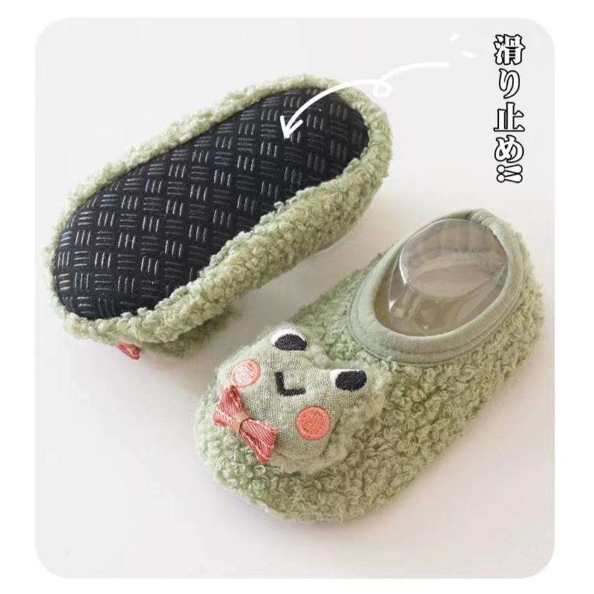 子供 キッズ 冬用 滑り止め 0~4歳 部屋用 室内 靴下 ソックス トッキング 綿 保温 防寒 防臭 冬秋適用 ふわふわ 冷え性対策 かわいい 立体 おしゃれ |  | 04