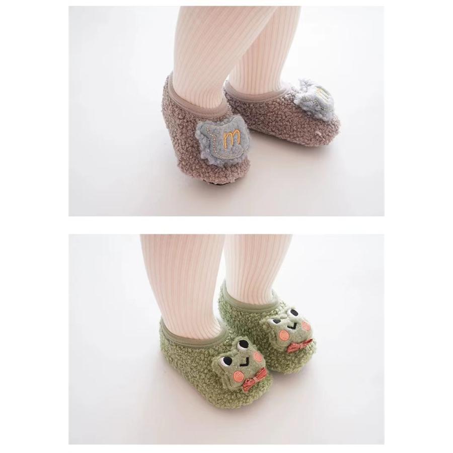 子供 キッズ 冬用 滑り止め 0~4歳 部屋用 室内 靴下 ソックス トッキング 綿 保温 防寒 防臭 冬秋適用 ふわふわ 冷え性対策 かわいい 立体 おしゃれ |  | 06