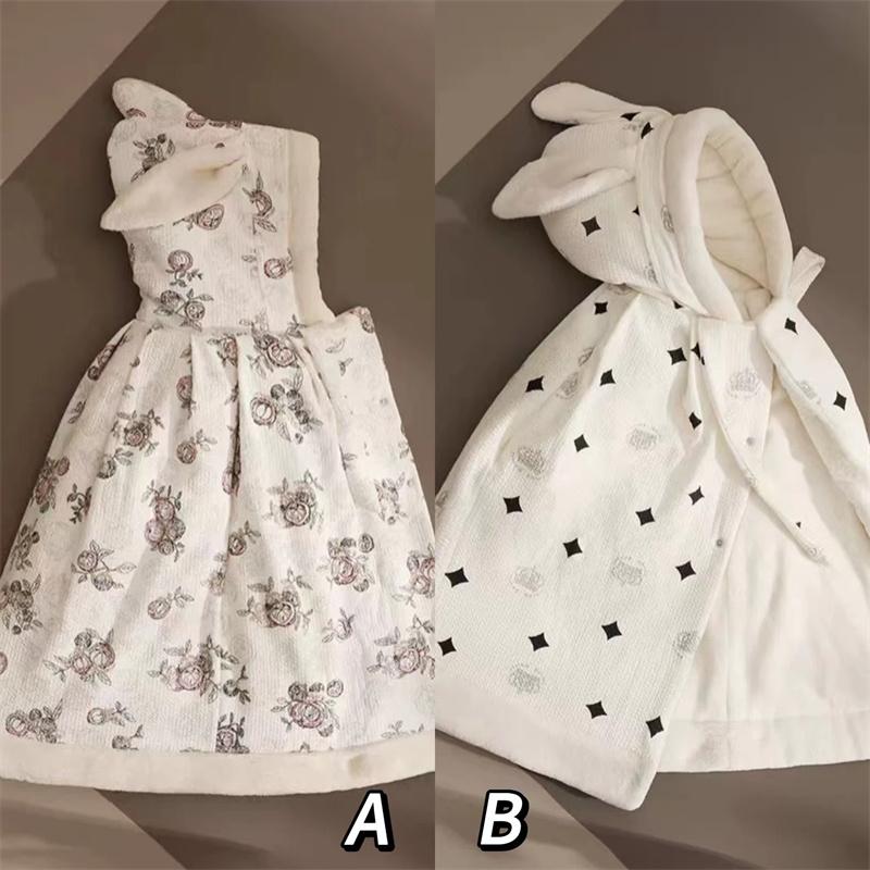 ベビーマント 着ぐるみ 冬用 ウサギ 兎 防寒防風 マント キャラクター キッズ 上着 暖かい フワフワ 防風 仮装 衣装 学園祭 文化祭 体育祭 通販 |  | 01