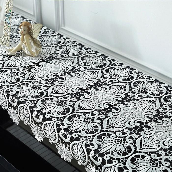 ピアノトップカバー ピアノカバー アップライトピアノ用ピアノトップカバー アップライト ピアノカバー ホワイト50cm x210cm お洒落 上品 レース柄ws261z |  | 04