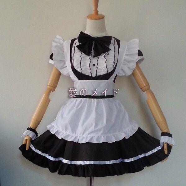 メイド服 コスプレ 衣装 ゴシック系メイド服 コスチューム ネコ頭飾り付き 喫茶店メイド服 Zy010 Zy010 Cute Family 通販 Yahoo ショッピング