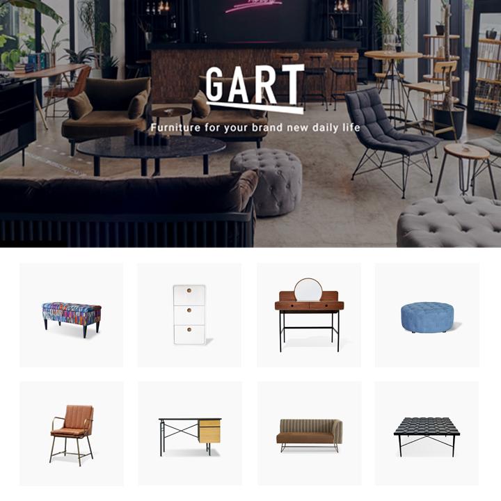 GART ゲイズ GZ BENCH ベンチ ソファ ソファー 2P 二人掛け GART ゲイズ GZ BENCH ベンチ ソファ ソファー 2P 二人掛け