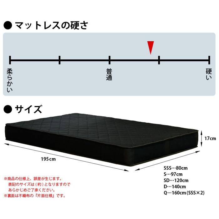 SSS mono モノ 3Dメッシュ ポケットコイルマットレス ブラック SSS mono モノ 3Dメッシュ ポケットコイルマットレス ブラック