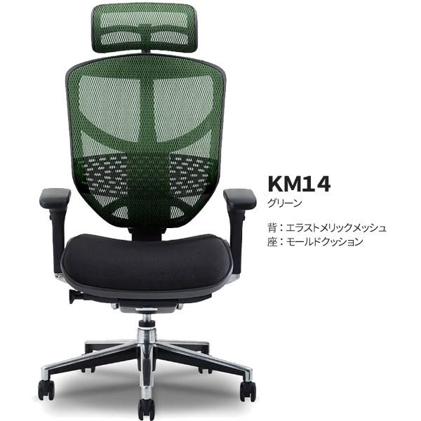 【値下げ】エルゴヒューマン エンジョイ グリーン エルゴヒューマン エンジョイ / ヘッドレスト無し【メーカー