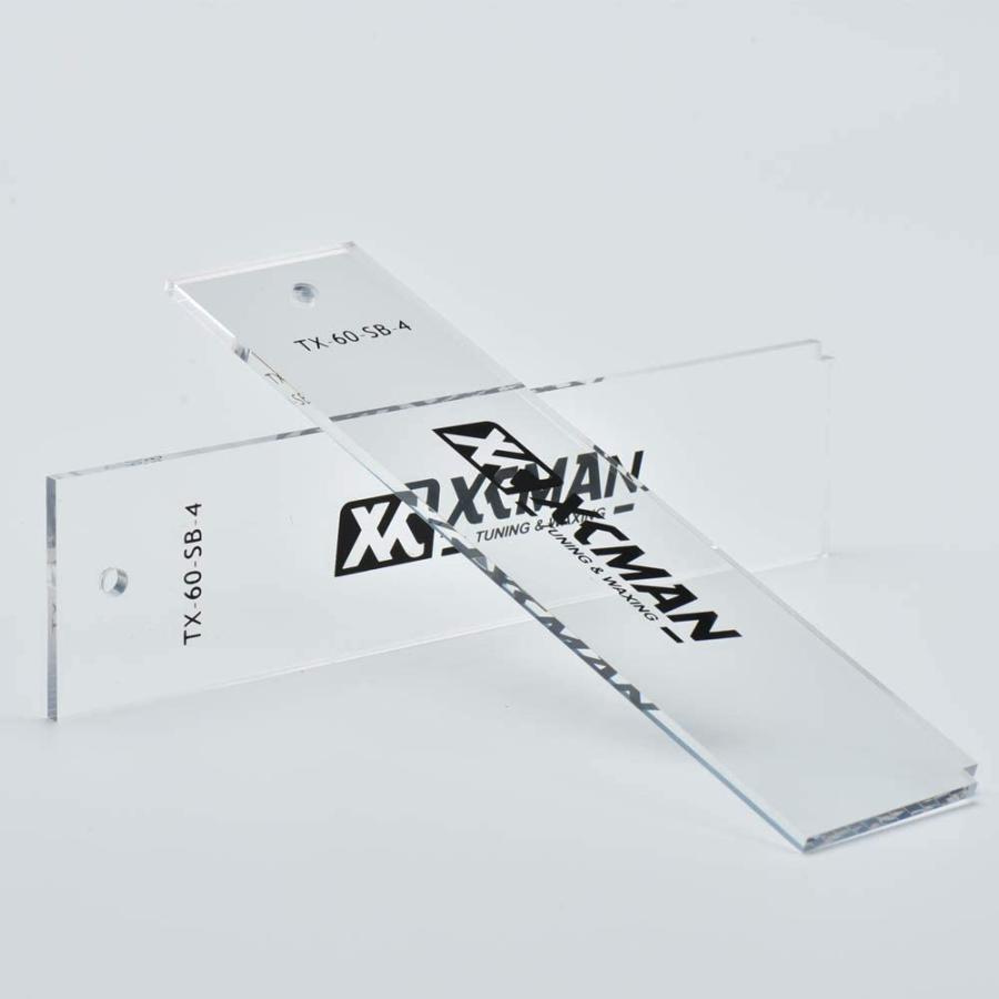 XCMANフリーライドスキー＆スノーボードベースワックスプラスチックスクレイパー4ミリメートル厚-エッジクリーニング2ピースのコーナーノッチ - 2pcs |  | 02