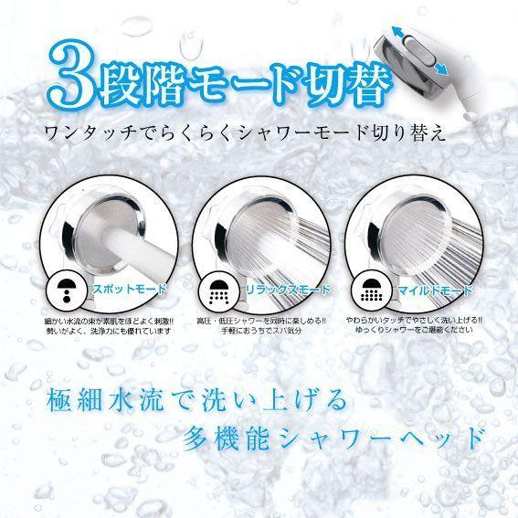 シャワーヘッド エコリフレッシュ 交換用 高水圧 節水 シャワー ヘッド