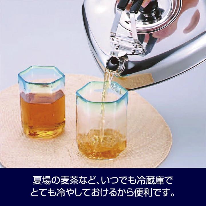 やかん 日本製 キューブケトル 2.8L そのまま冷蔵庫へ 麦茶 ステンレス