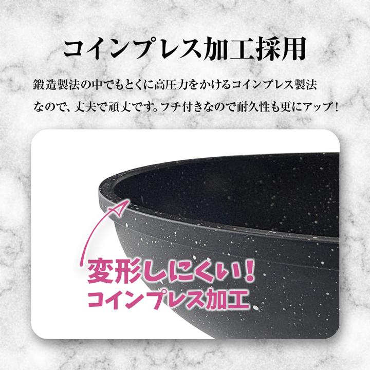 フライパン セット 5点 IH対応 ガス火対応 取っ手が取れる 鍋 18cm