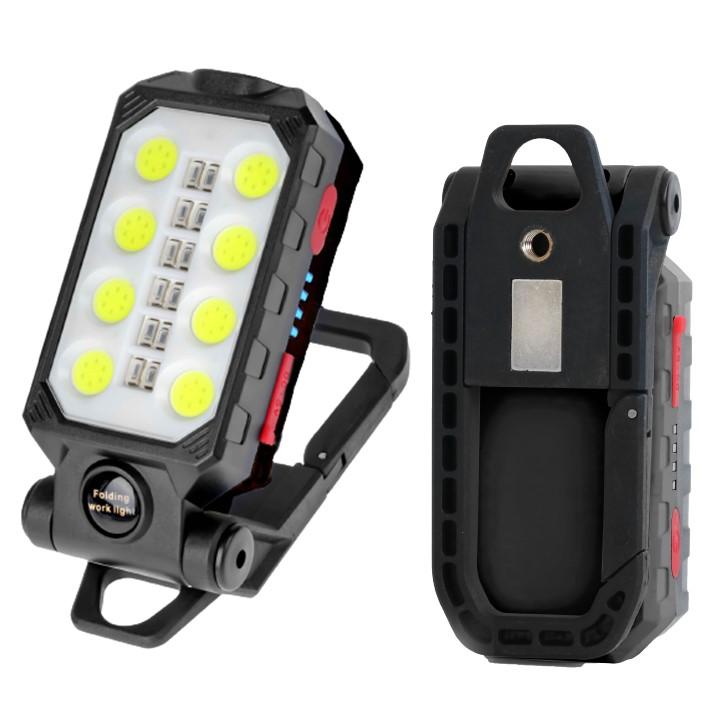 Snap-on LEDハンディライト 充電器付き　底面磁石付き ハンディライト マグネット 作業灯 ワークライト マルチモード