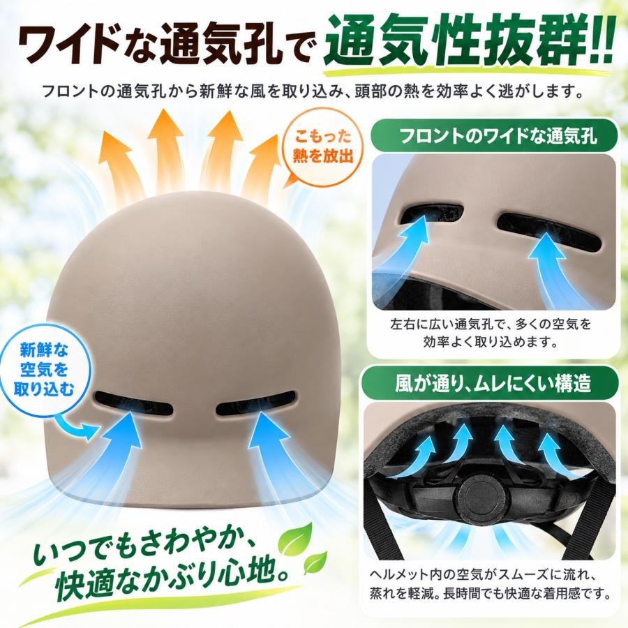 自転車 ヘルメット SGマーク 正規品 シティ サイクル サイズ調整 大人