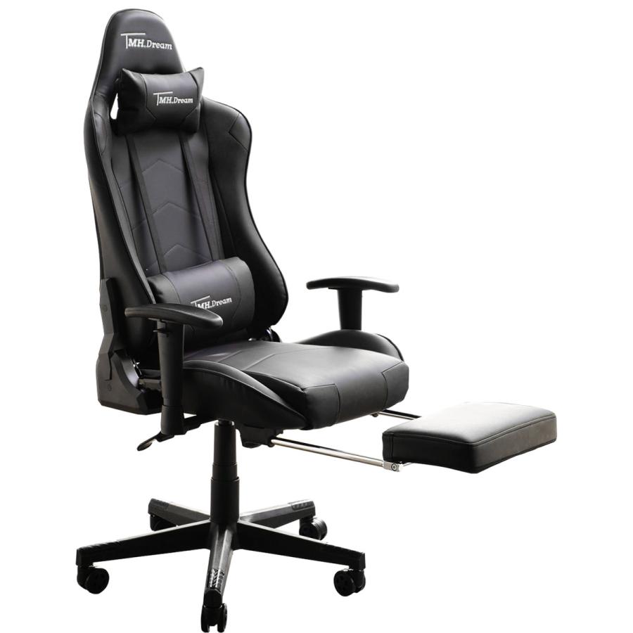 TMH.Dream ゲーミングチェア オフィスチェア 黒 国内企業企画&設計 オットマン 180度リクライニング フットレスト レザー 購入後安心のサポート対応 :tnh-003:LABNESS - 通販 - Yahoo!ショッピング TMH.Dream ゲーミングチェア オフィスチェア 黒 国内企業企画&設計 オットマン 180度リクライニング フットレスト レザー 購入後安心のサポート対応 :tnh-003:LABNESS - 通販 - Yahoo!ショッピング