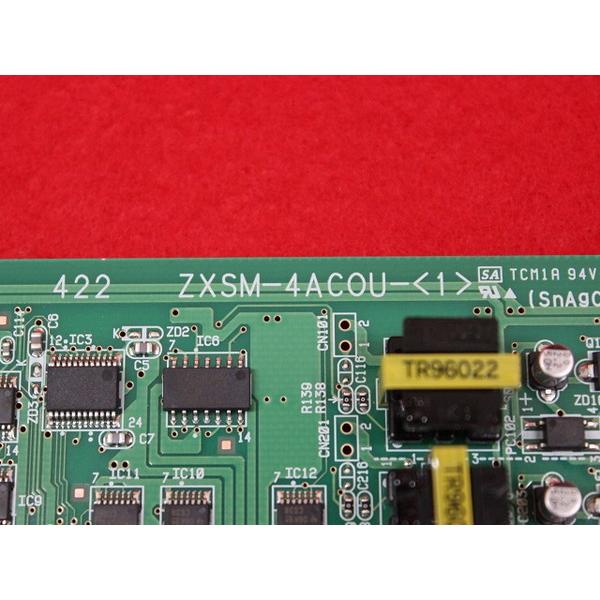 3/24のみ めい NTT ZXSM-4ACOU-(1)(4アナログ局線ユニット基板) : 中古電話の美品宣言