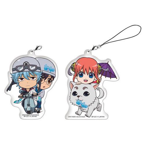 ✨ 銀魂 ✨ SDアクリルチャーム 銀時 神楽 定春 新八 DVD 購入 特典 BANPRESTO 在庫一掃☆一番くじ 銀魂 F賞 アクリルプレート 銀時＆新八