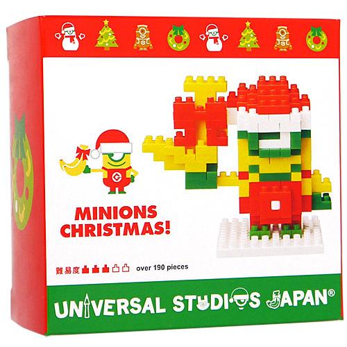 ☆USJ限定 ミニオン ナノブロック クリスマスミニオン◇新品Ss