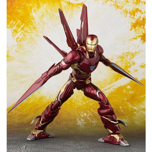 S H.Figuarts アイアンマン mk50 ナノウェポンセット Amazon.com: TAMASHII NATIONS Bandai S.H. Figuarts Iron Man