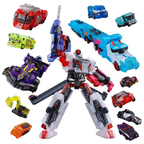 ミニプラ ブンブンジャー ブンブンゴールインセット バクアゲクリアラメver. BANDAI（バンダイ） ミニプラ 9大ロボ ブンブンゴールインセット バク