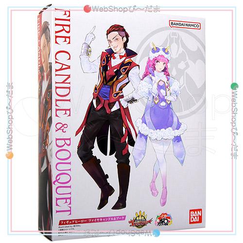 ナンバーワン戦隊ゴジュウジャー ブーケ ファイヤキャンドル おなまえラバーバッジ フィギュアヒーロー ファイヤキャンドル&ブーケ ナンバーワン戦隊