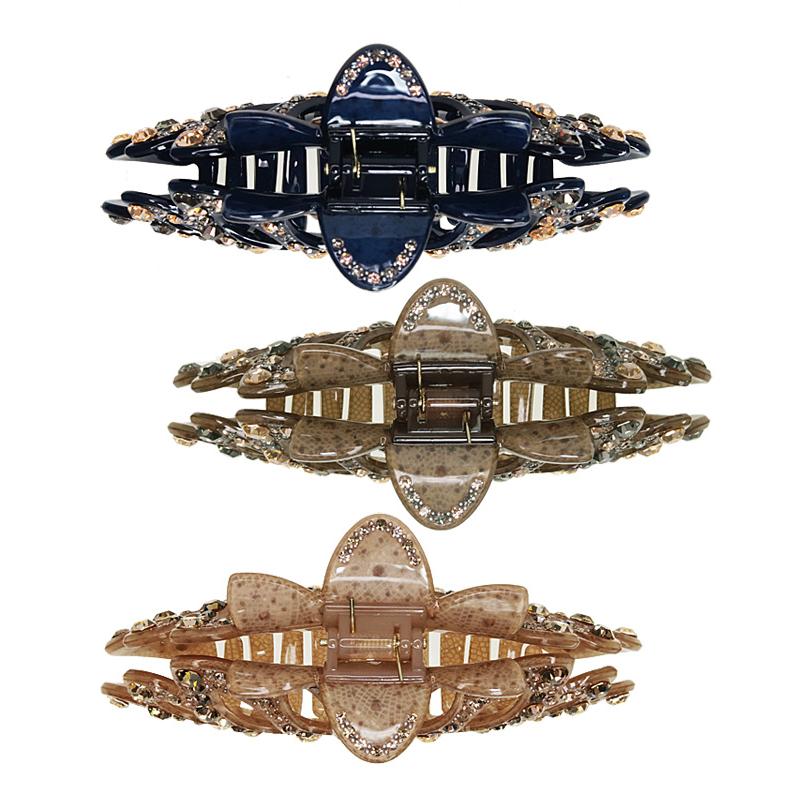 バンスクリップ XL フルサイズ キラキラ アセチ(アセテート樹脂）に