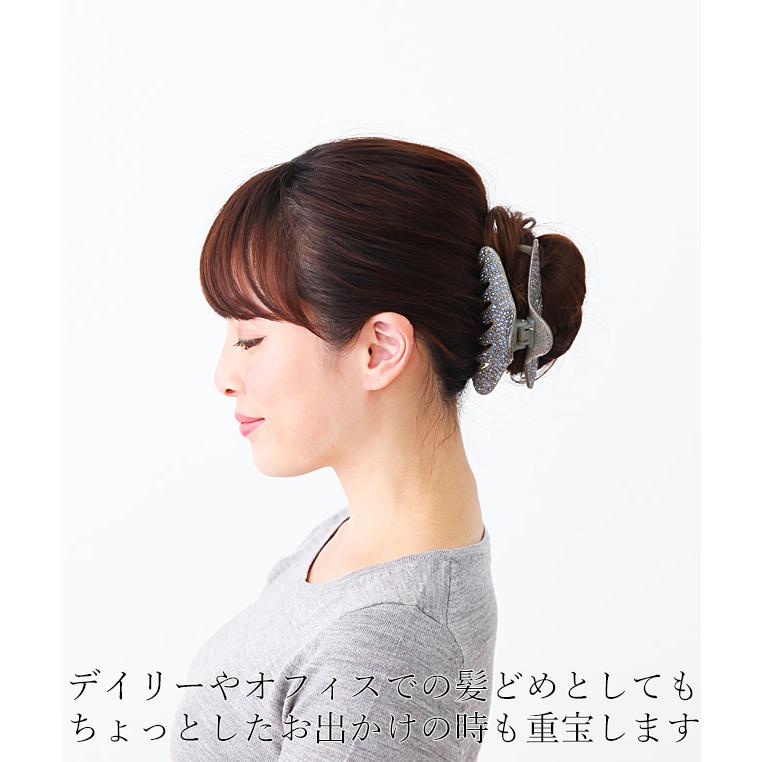 バンスクリップ L フルサイズ キラキラ FUJI アクリルに上質ストーン