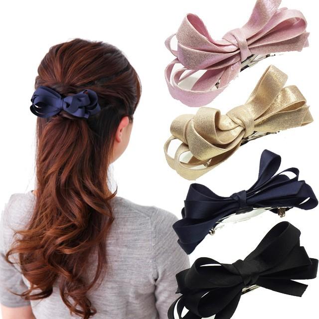 バレッタ リボン 細幅のリボンをたっぷり結い上げた姿はどこかパリのハイブランド風 ヘアアクセサリー :190533:美人髪KOEIDO ヘアアクセサリー - 通販 - Yahoo!ショッピング バレッタ リボン 細幅のリボンをたっぷり結い上げた姿はどこかパリのハイブランド風 ヘアアクセサリー :190533:美人髪KOEIDO ヘアアクセサリー - 通販 - Yahoo!ショッピング