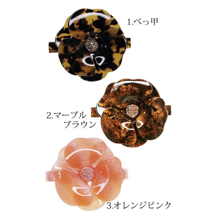 バレッタ カメリア ラグジュアリー ちょっと大きめLサイズ ハイ