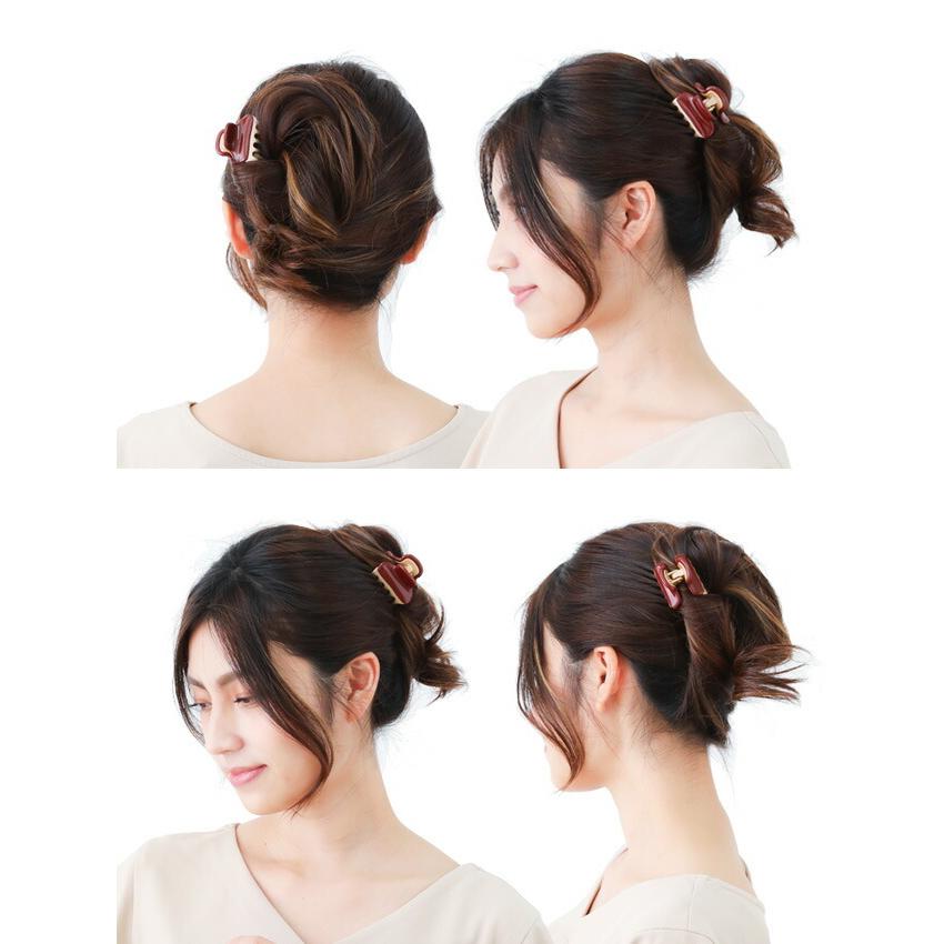 バンスクリップ Sサイズ 43mm ハイブランド風デザイン ヘア