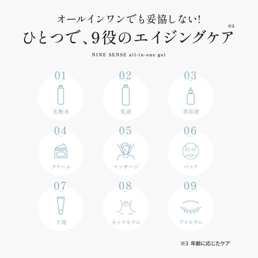 リニューアル【公式】 ナインセンス NINESENSE オールインワンジェル