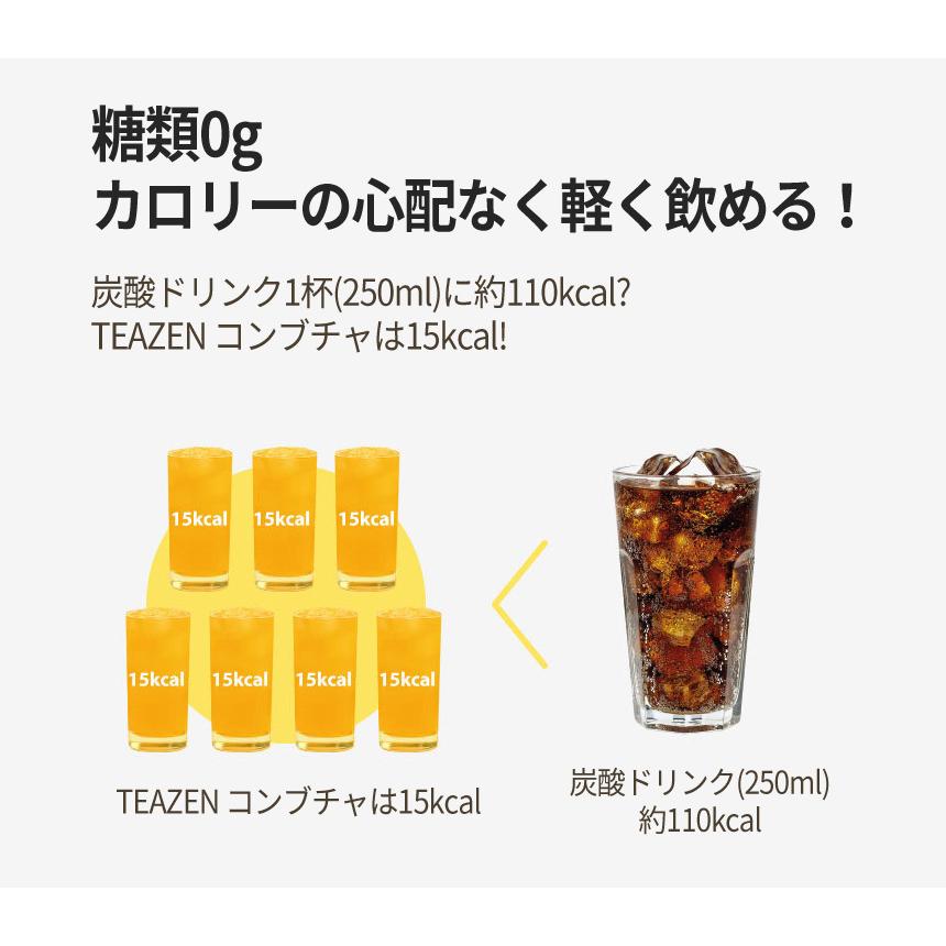 コンブチャ レモン 2BOXセット 10包入り BTS TEAZEN KOMBUCHA TENZEN