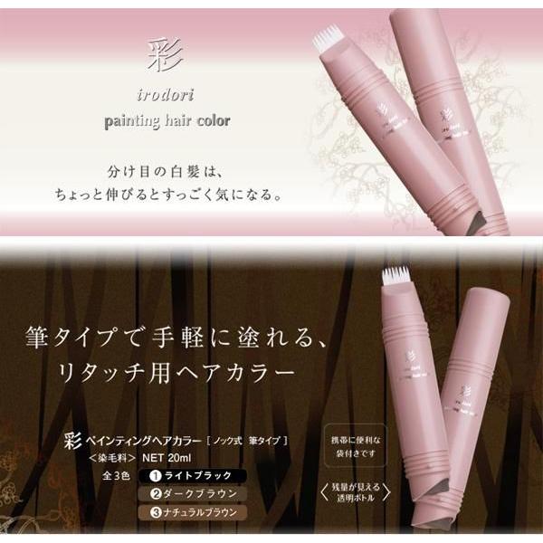 イリヤ 彩 ペインティングヘアカラー 20ml ダークブラウン ナチュラルブラウン ライトブラック あすつく(プレゼント ギフト)(セルフカット セルフカラー )｜bijinsyokunin｜02