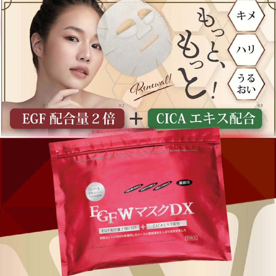 EGF（CLUEiD） EGF Wマスク DX 30枚入り + ピュアビューエッセンスプロ