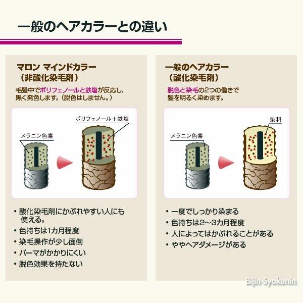 マロンマインドカラー業務用 (1剤（70g）2剤（70g）×set) あすつく (2個で送料無料) (B明るいブラウン N自然な黒褐色 Sソフトな黒褐色)(プレゼント ギフト)｜bijinsyokunin｜05