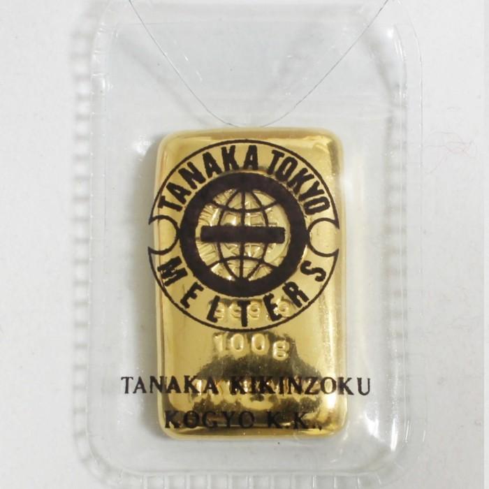 田中貴金属ジュエリー 純金 インゴット 24金 田中貴金属 100g 未 田中貴金属ジュエリー 純金 インゴット 24金 田中貴金属 100g 未