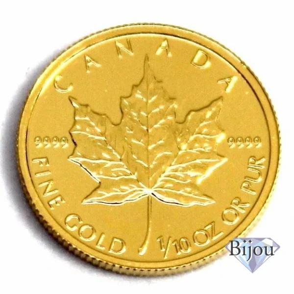 メイプルリーフ金貨 1/10オンス 2004年 純金 24金 3.11g クリアケース