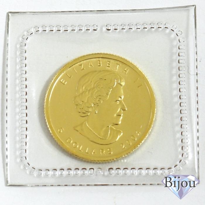 メイプルリーフ金貨1/10オンス用、フレーム 12KGF メイプルリーフ金貨 1/10オンス 2021年 純金 24金 3.11g クリア