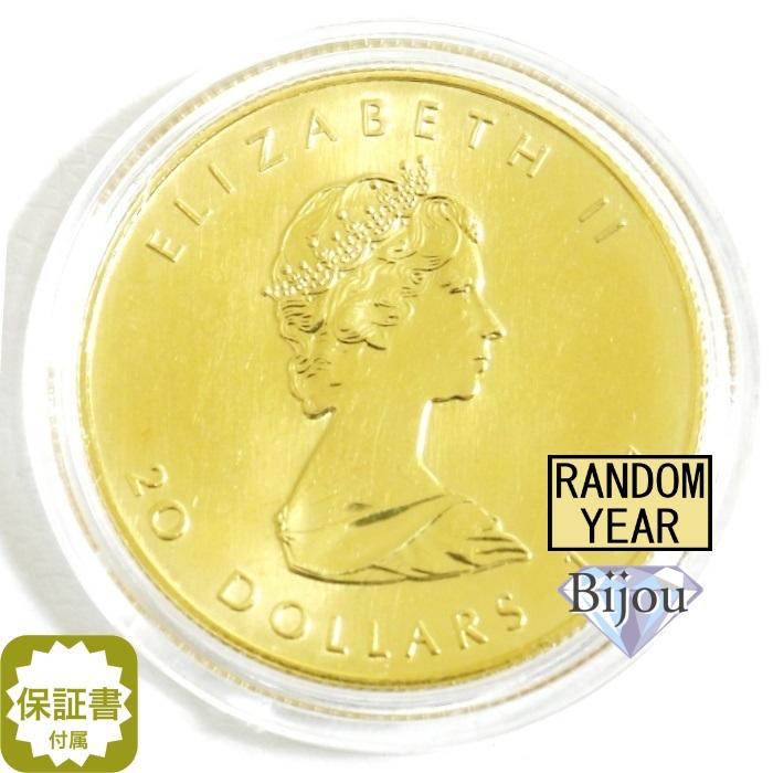 純金メイプルリーフ金貨 1/2オンス 24K メイプルリーフ金貨 1/2オンス 純金 24金 15.55g 未使用品