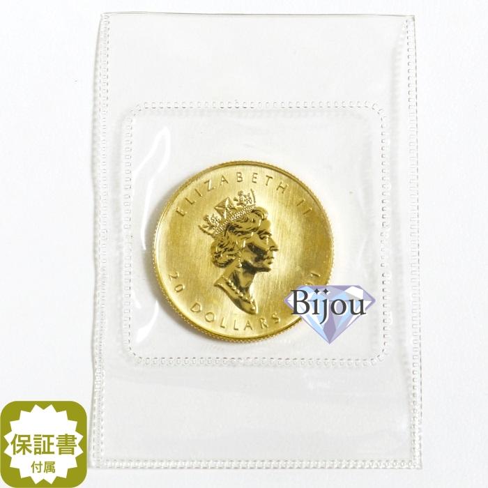 新品　メイプルリーフ金貨 1/2オンス メープルリーフ金貨1/2oz（オンス）の重さと直径と品位等｜色石BANK