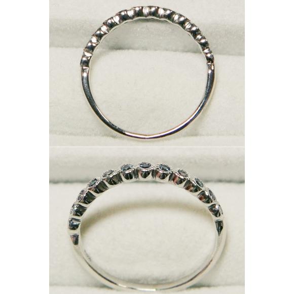 【ノーブランド】PT900 0.5ctアレキサンドライトハーフエタニティリング bijou-shop_r-pt-207