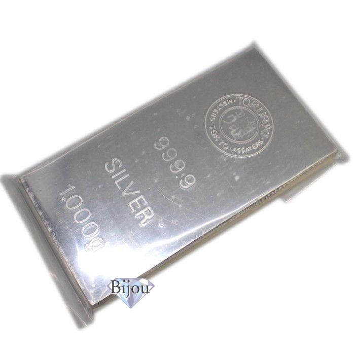 純銀 インゴット 徳力本店 1000g(1kg) 新品 日本製 シルバー 純銀 インゴット 徳力本店 1000g(1kg) 新品 日本製 シルバー