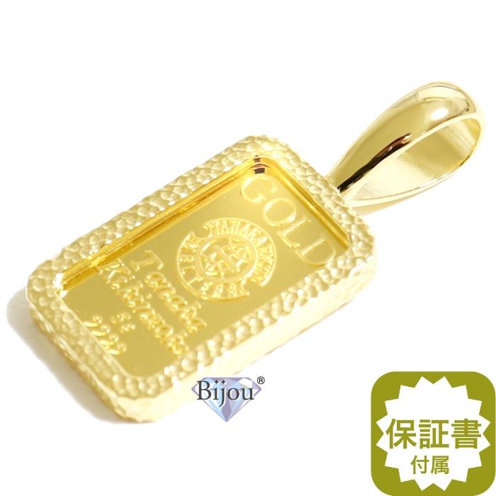 【未使用】田中貴金属　純金ペンダントトップ　24K 5g 田中貴金属ジュエリー 純金 24金 インゴット 田中貴金属 5g K24