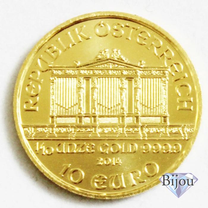 純金 ウィーン金貨 1/10オンス 未使用品 コイン K24 24金 3.11g クリア 