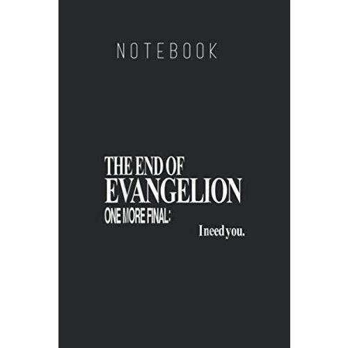 Notebook: The End 新色追加して再販 Of Evangelion T For ※ラッピング ※ Bla Professional Women and Pretty Men