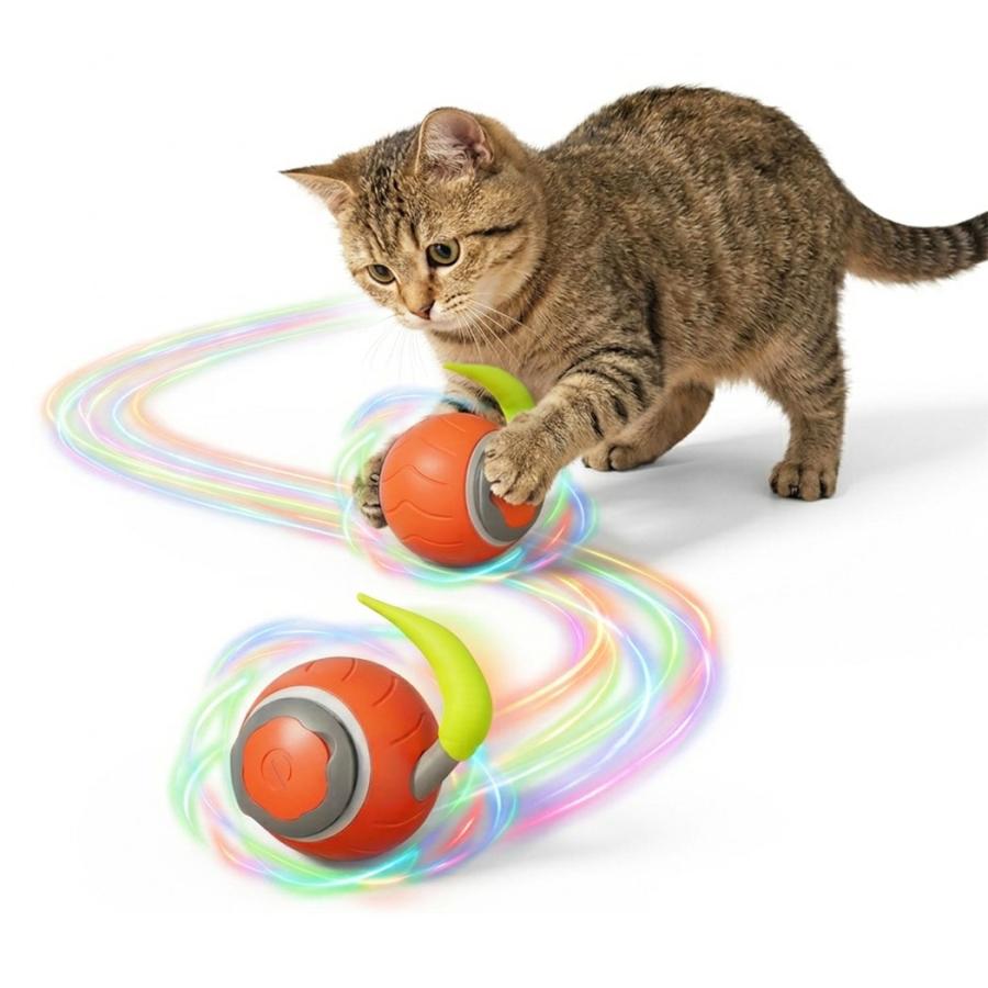 猫 おもちゃ 電動ボール 動く 自動 運動不足解消 猫用 ストレス解消