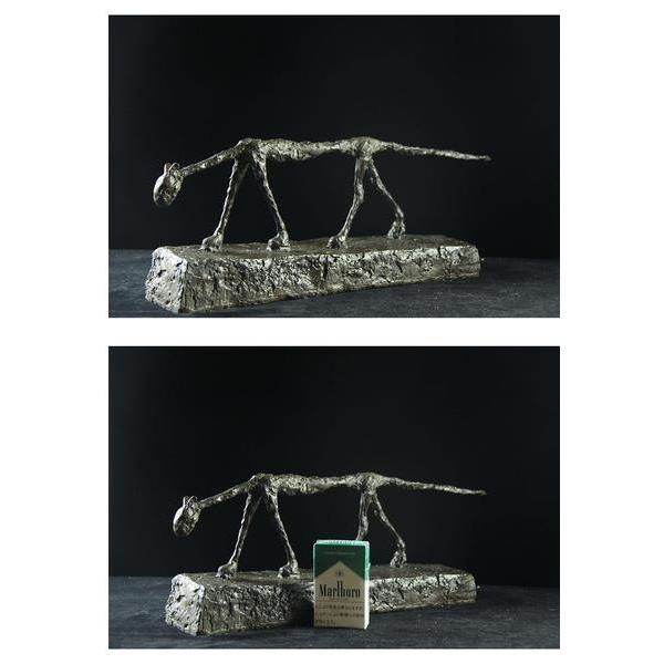 送料無料大人気ブロンズ像 猫 ジャコメッテ 名作 インテリア家具 置物