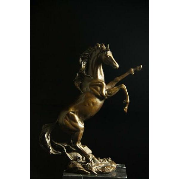 送料無料超人気ブロンズ像馬27cm　インテリア家具　置物　彫刻　銅像　彫像　美術品フィギュア贈り物 プレゼント