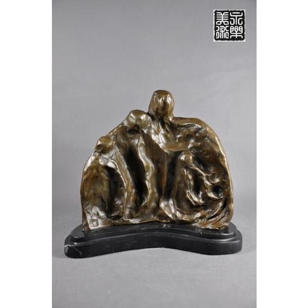 送料無料大人気ブロンズ像 ファミリー ヘンリー・ムー 25.5cm大名作