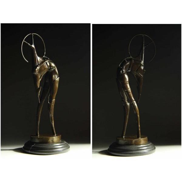 送料無料現代キュビズムロンズJavelin throwerピカソ名作 インテリア