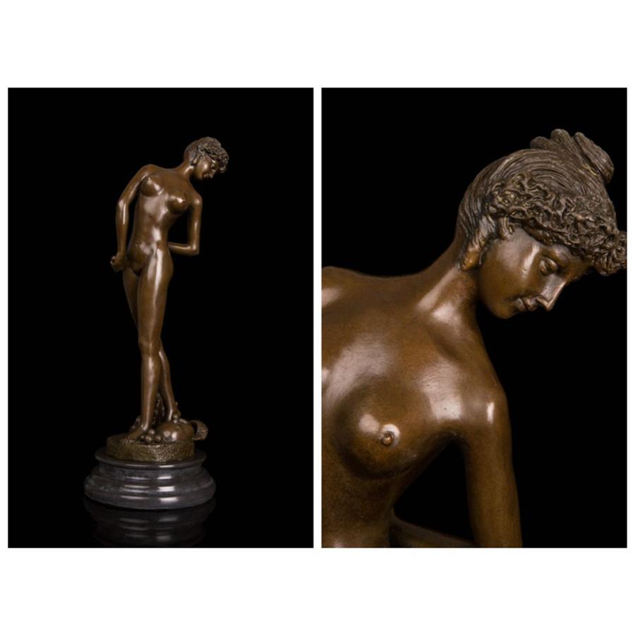 ブロンズ像　踊る裸婦の少女　インテリア　彫刻　銅像Rodin ブロンズ像踊る裸婦の少女インテリア彫刻銅像Rodin