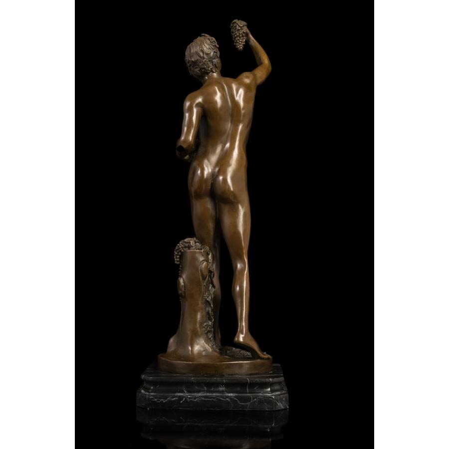 大人気ブロンズ像 裸男子 インテリア家具 置物 彫刻 銅像 彫像 美術品