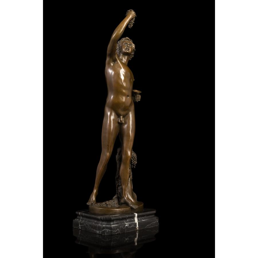 大人気ブロンズ像 裸男子 インテリア家具 置物 彫刻 銅像 彫像 美術品